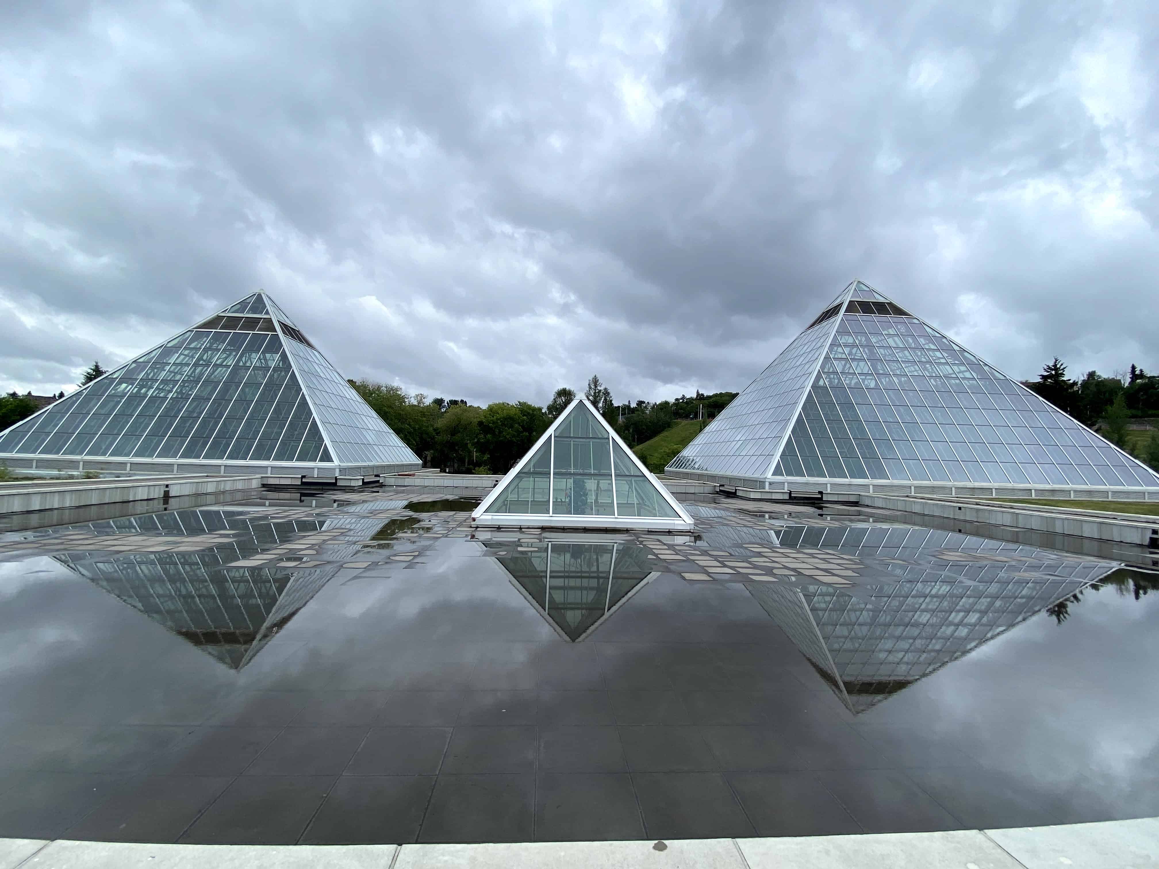 The Pyramids of the Mutant Conservatory.
