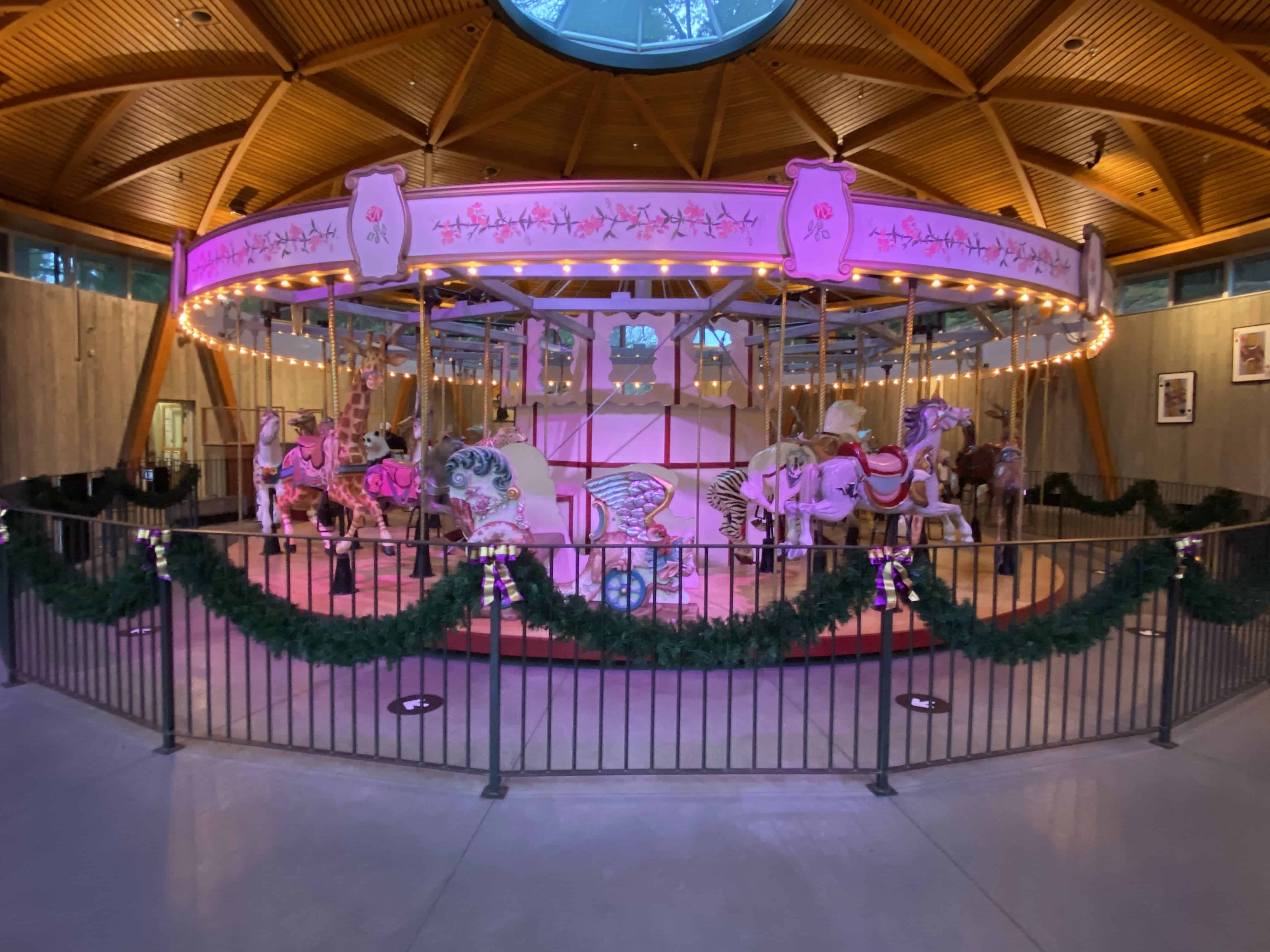 This is one of our granddaughter's favorite activities at Butchart Gardens, the Merry Go Round.  