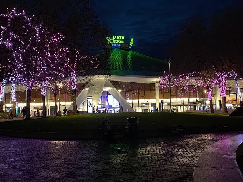 Climate Pledge Arena outside