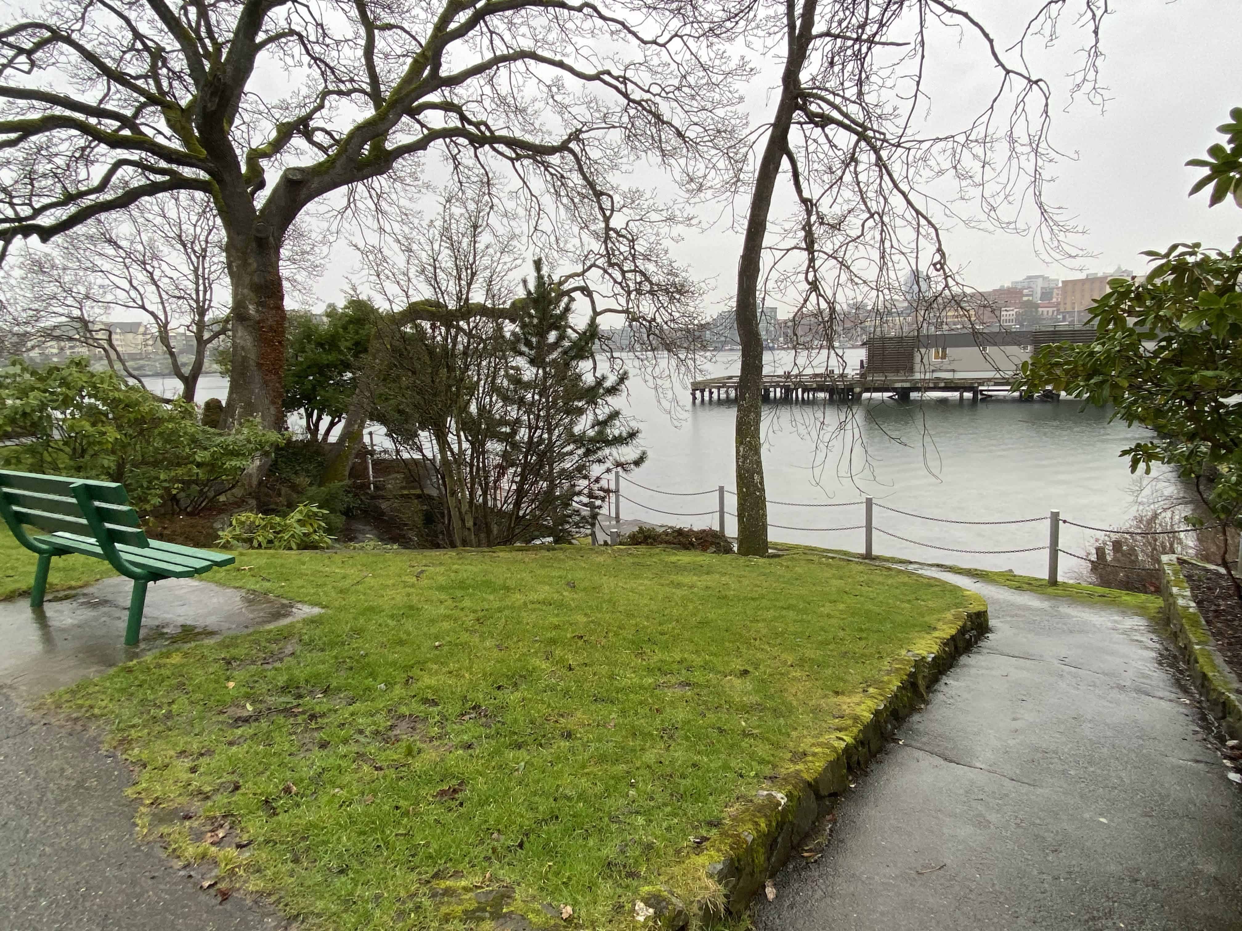 Proceeding along the walkway after visiting the Friendship Bell, takes us back down to the inner harbour