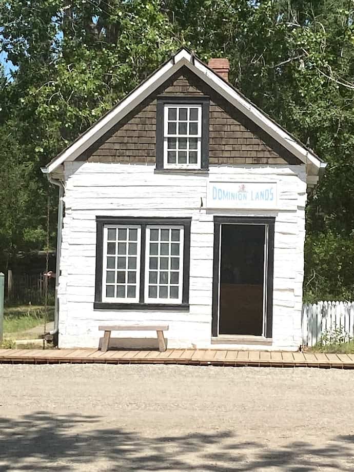 Dominion Lands Building at Fort Edmonton