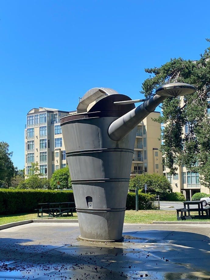 Close up view of the Watering Can