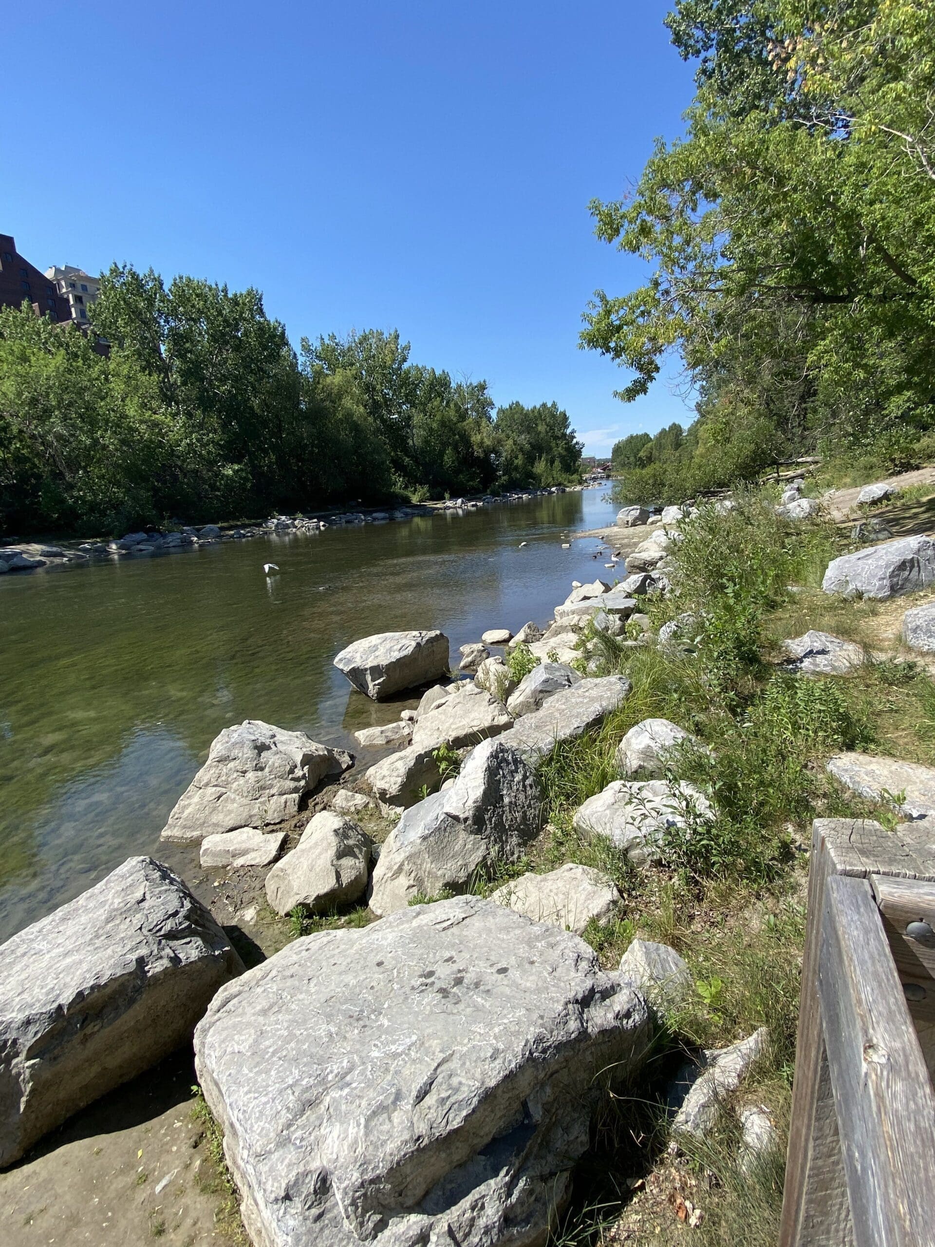 Beautiful views of the water all along our walk.