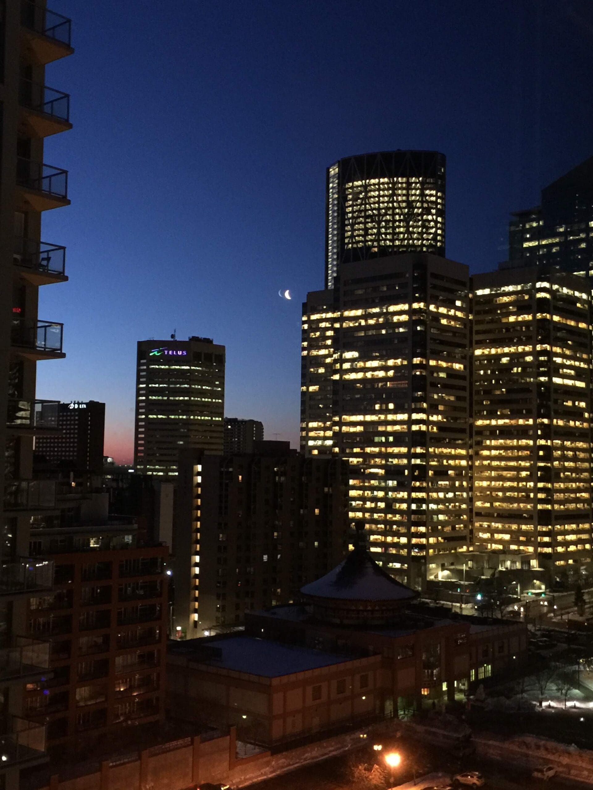 This was taken in downtown Calgary in March 2018