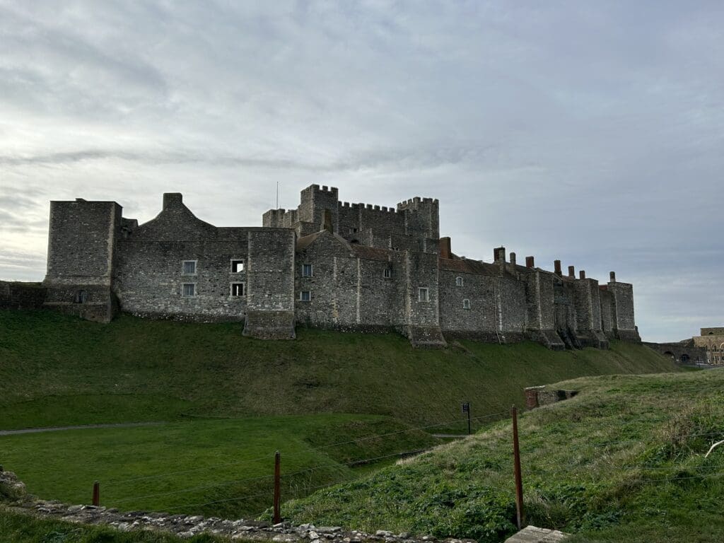 The beautiful and historic Dover Castle.
