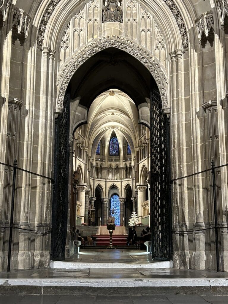 Inside Canterbury Cathedral