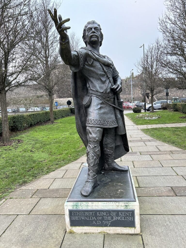 Ethelbert, King of Kent statue