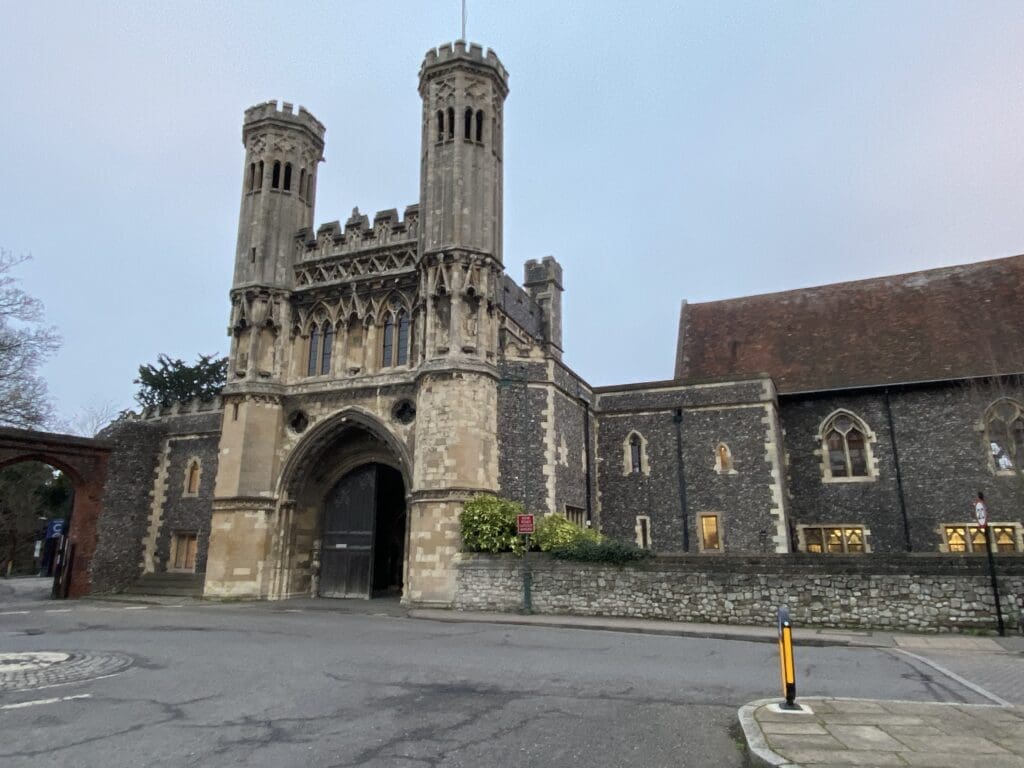 St. Augustine's Abbey gate.