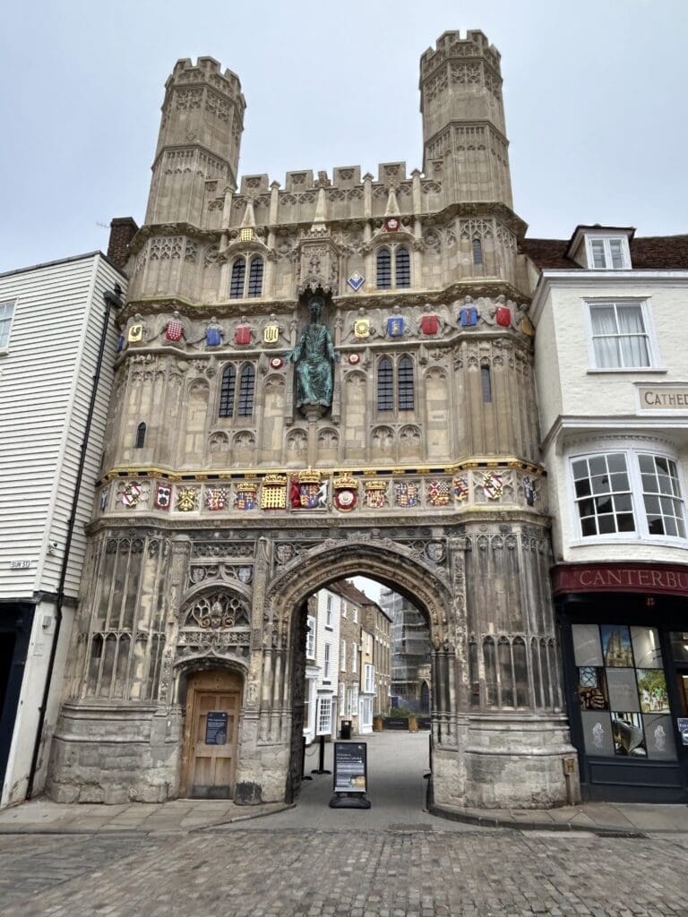 This is the beautiful Christ Church Gateway, built in the 1500s. The embellishments are remarkable!