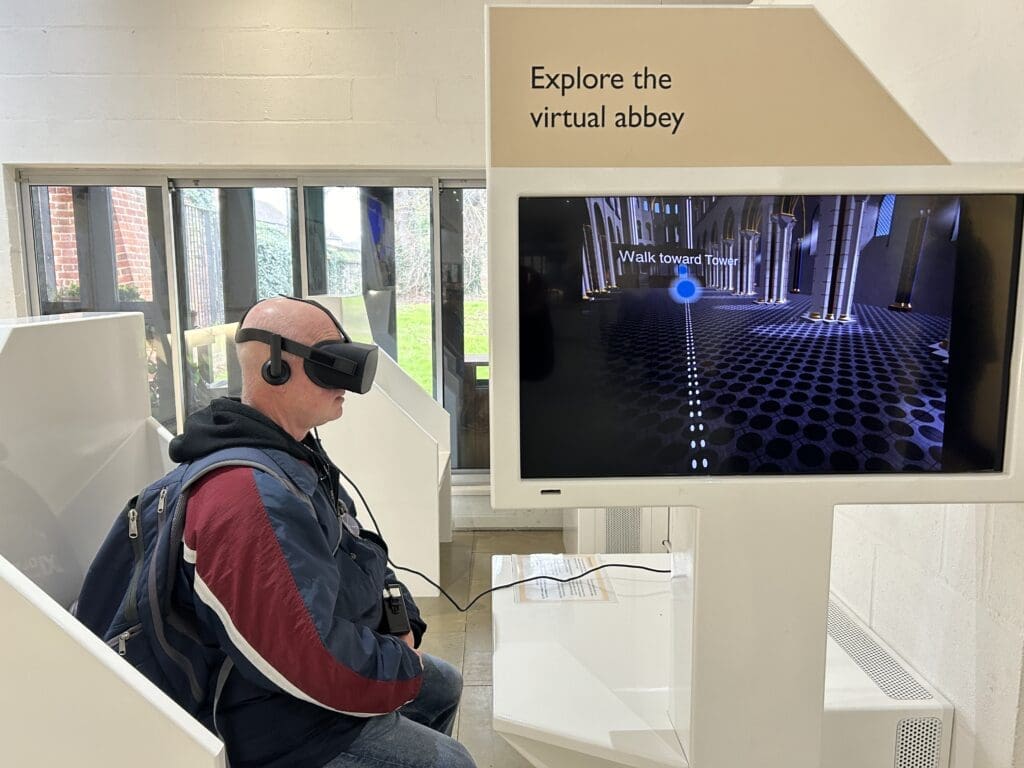 Interactive "virtual" tour allows one to see how it all looked centuries ago. This was one of our favourite museum experiences in all our day trips from London to Canterbury by train.